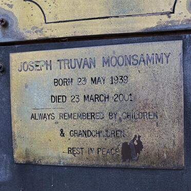 MOONSAMMY Joseph Truvan 1939-2001