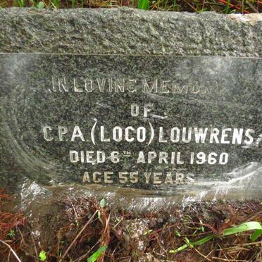 LOUWRENS C.P.A. -1960