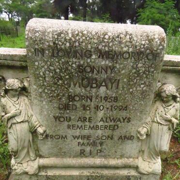 MOBAYI Sonny 1958-1994
