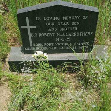 CARRUTHERS Robert N.J. 1955-1978