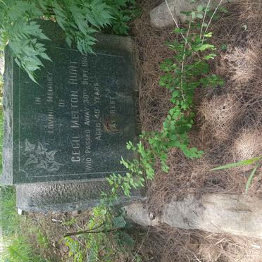 HUNT Cecil Melton -1957