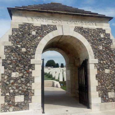 1. Entrance to Tyne Cot cemetery