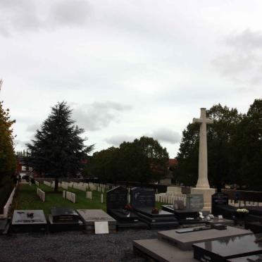 Belgium, West Flanders, YPRES /IEPER, Ypres Town Cemetery Extention