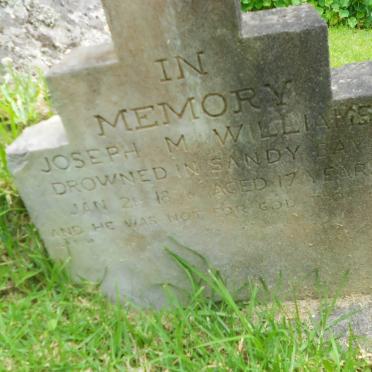 WILLIAMS Joseph M. -18??