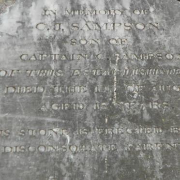 St Helena, JAMESTOWN, St Johns Church memorial