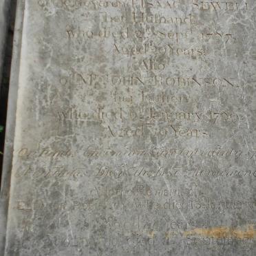 ROBINSON John -1789 &amp; Eleanor -1793