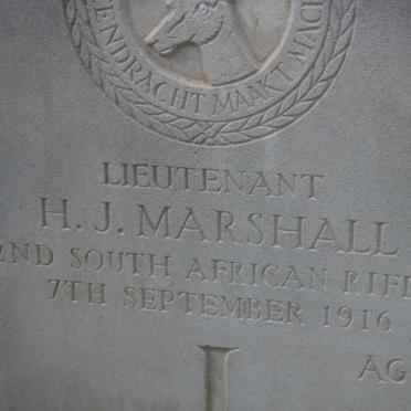 MARSHALL H.J. -1916