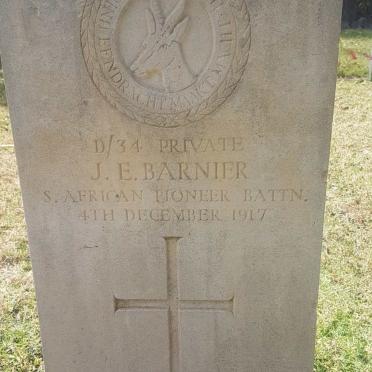 BARNIER J.E. -1917